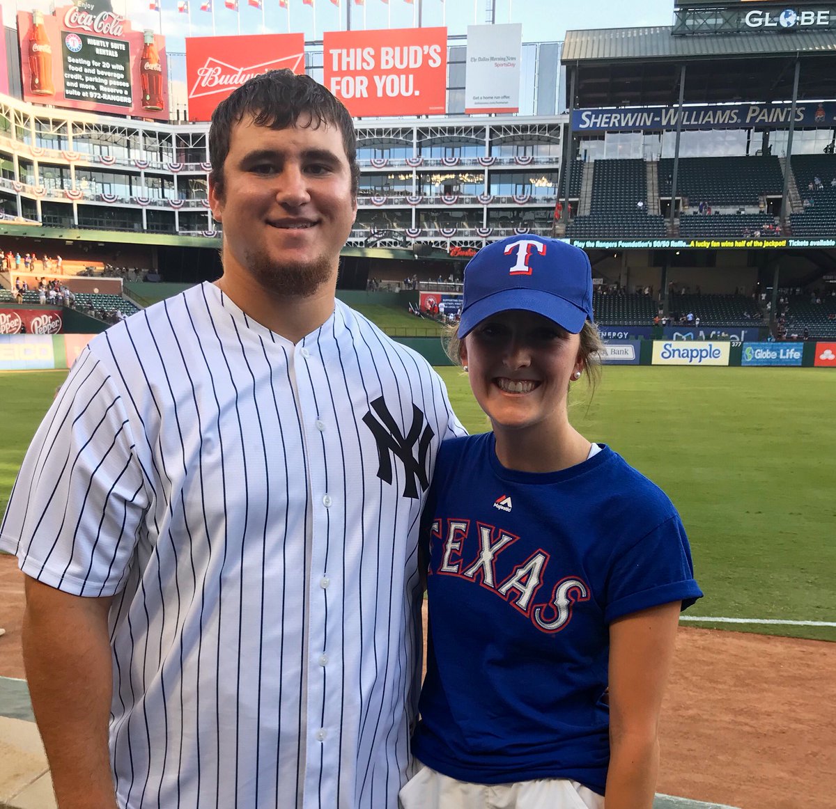 kenzietarynxo's tweet image. ❤️⚾️💙 #myrangers