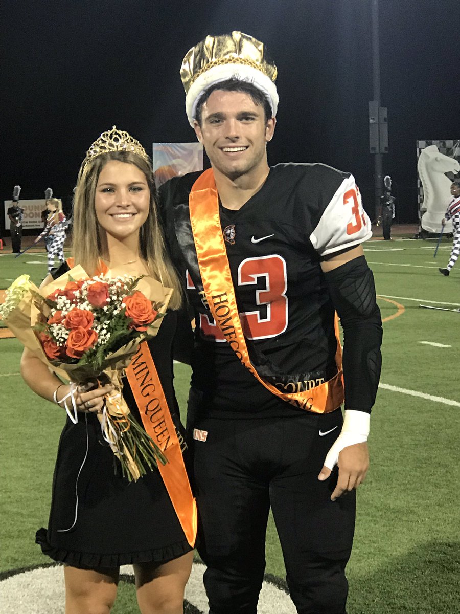 CONGRATULATIONS to Leyton Wheeldon &amp; Sarah Sweeney, our 2019 AHS Homecoming King and Queen!! #AHSisFAMILY