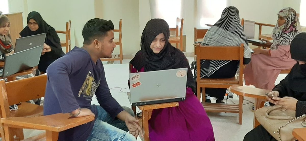 tubamohsin94's tweet image. HAPPENING NOW!!! #TechKaro students are participating in @reactriot 48 hour Hackathon. Wish them luck!  #reactriot2019 #womenintech #WomenInSTEM #react #girlswhocode 
@CIRCLE2020 @sarahsga4 @SadaffeAbid
