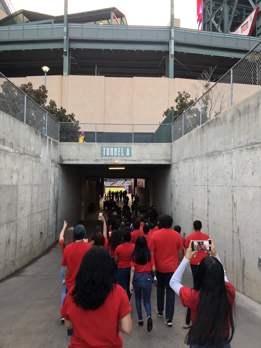 chsmadrigals1's tweet photo. mads killed tonight at an Angels game for choir night! https://t.co/e4esdkDhdh