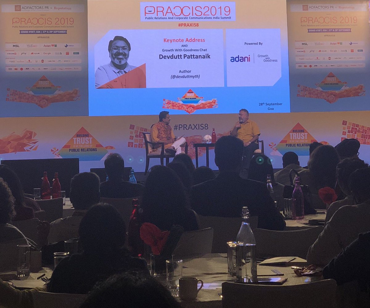 AJPundit's tweet image. Be better communicators by listening #prlesson @devduttmyth #PRAXIS8