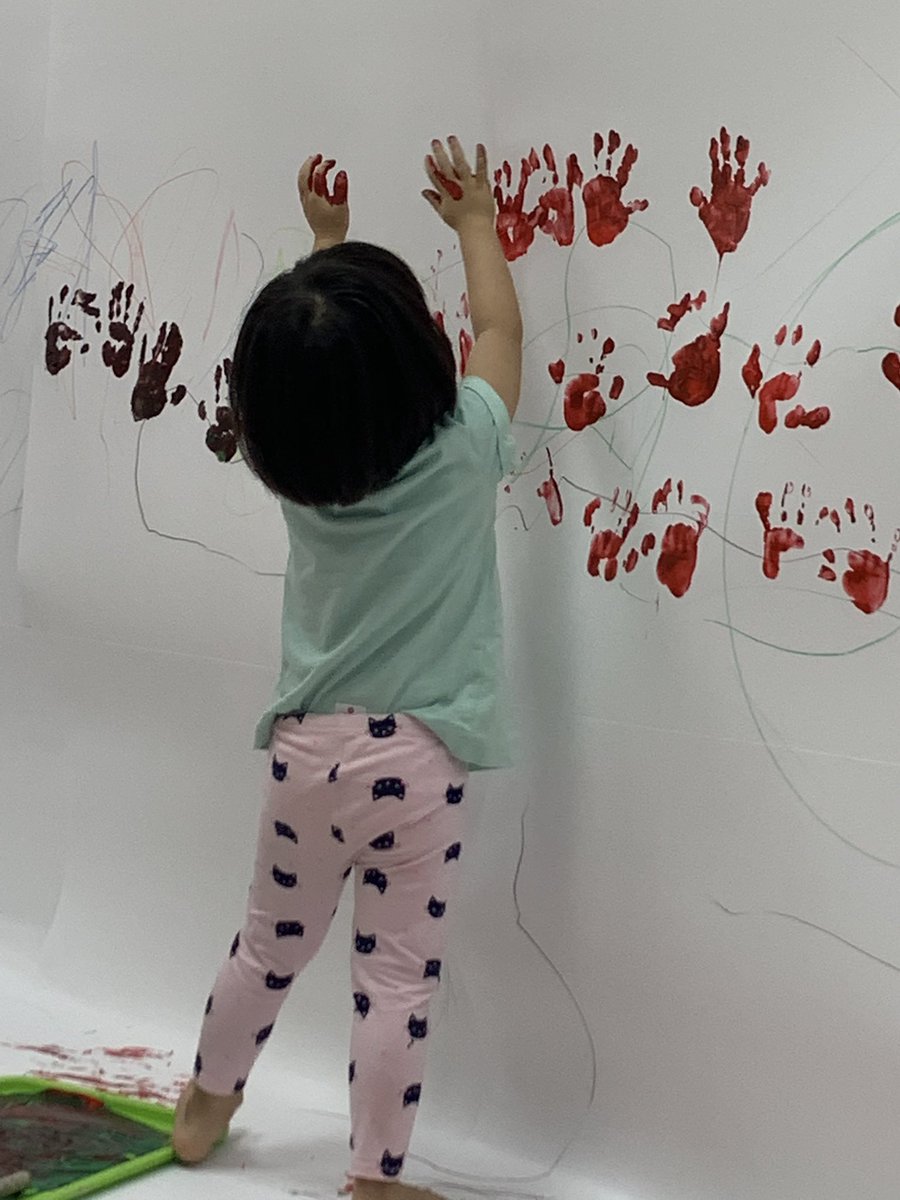 #artsexpression#2yearolds#explorationyhroughplay#ourhappyplace