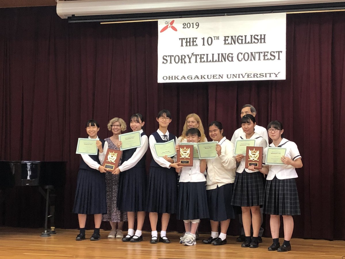 ohka_eigo's tweet image. #StorytellingContest
#第10回ストーリーテリングコンテスト
今年も高いレベルのパフォーマンスが盛りだくさんでした。参加してくださって高校生のみなさん、指導してくださった先生方、ありがとうございました！またのご参加、お待ちしています❤️