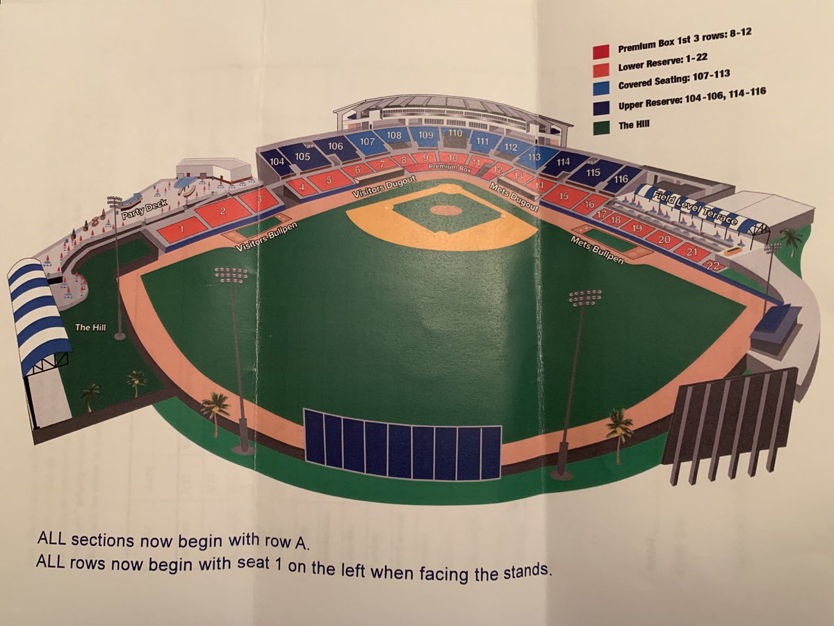 atc2448's tweet image. New Stadium Seating chart for the #StLucieMets #FirstDataField