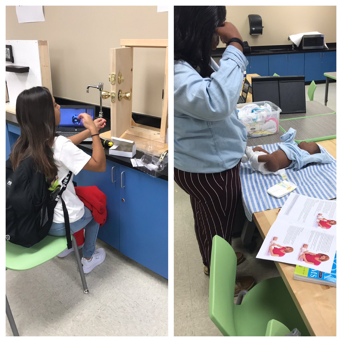 Stephanie Seale (@seale_thedeal) on Twitter photo Career pathways is on fire this week! Look at all of their new skills they’re learning! Aren’t you jealous? I’ve never seen so many smiles for learning before! #northsidepride <a href="/LMSstrong/">Lincoln Middle School</a> <a href="/PaxPatLearning/">Paxton/Patterson - College & Career Ready Labs</a> Career pathways is on fire this week! Look at all of their new skills they’re learning! Aren’t you jealous? I’ve never seen so many smiles for learning before! #northsidepride <a href="/LMSstrong/">Lincoln Middle School</a> <a href="/PaxPatLearning/">Paxton/Patterson - College & Career Ready Labs</a>