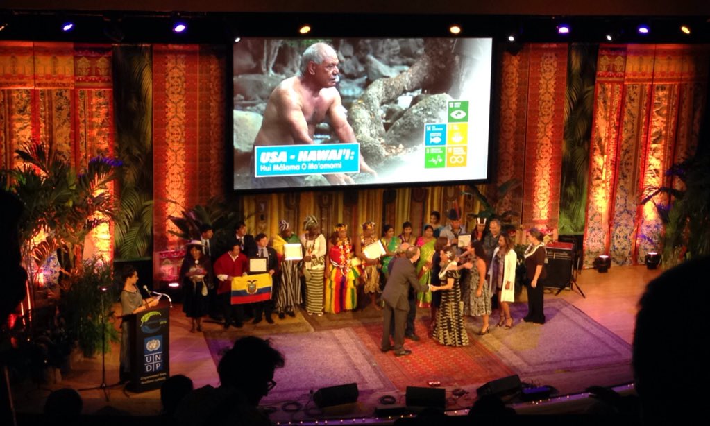 HIGreenGrowth's tweet photo. Hā'ena and Mo'omomi were recognized along with 20 local and indigenous communities across globe as 2019 #EquatorPrize winners for their work on #NatureBasedSolutions to increase #resilience and fight #ClimateChange @kuahawaii  @TNCHawaii @CiHawaii #UNGA74 https://t.co/h6Dt66Lm0L