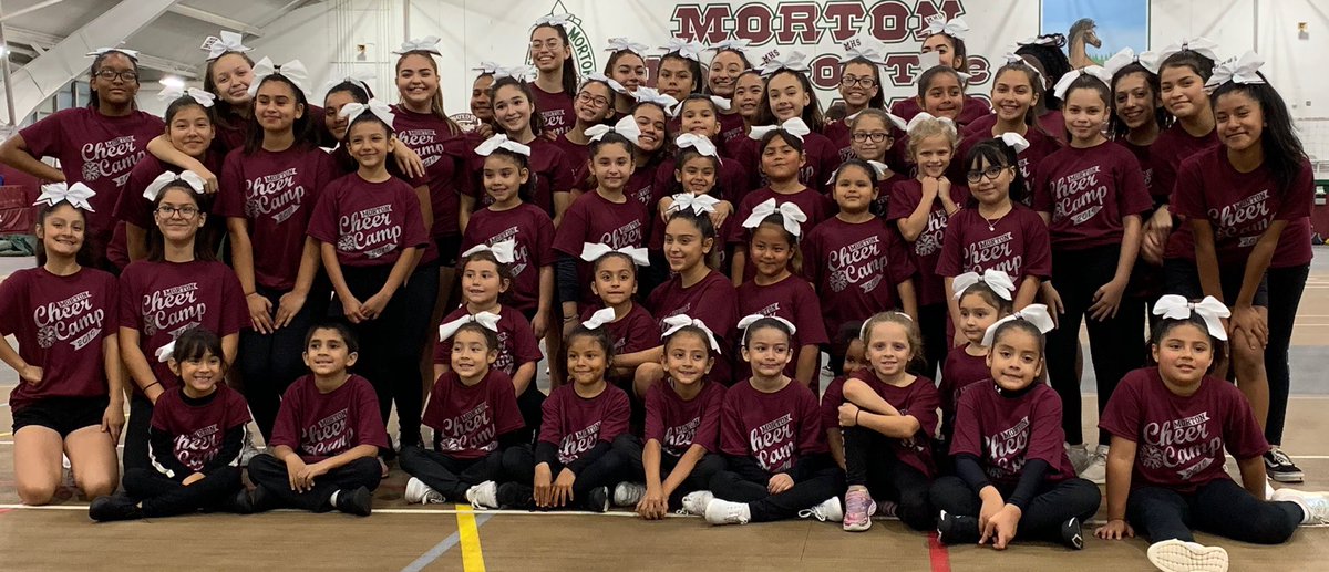 MortonCheer's tweet photo. Thank you to all that participated in our Youth Performance Fundraiser! The weather didn’t stop us from performing! Great job future Mustangs! #orgullomorton #mortonpride #mortonathletics https://t.co/yU87nWu1WA