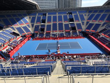 ジョコビッチ選手登場 楽天オープンテニス19観戦記 東京オリンピックの会場の楽しみ方 注意点 Halohalo Travel