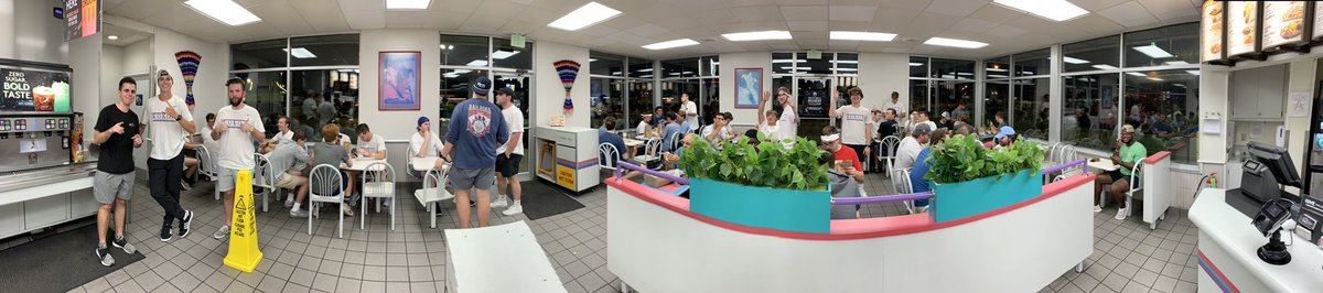 So, my 9yo, Cate, wants to make a late night Taco Bell run...and when we get there it’s full of Kokoas...