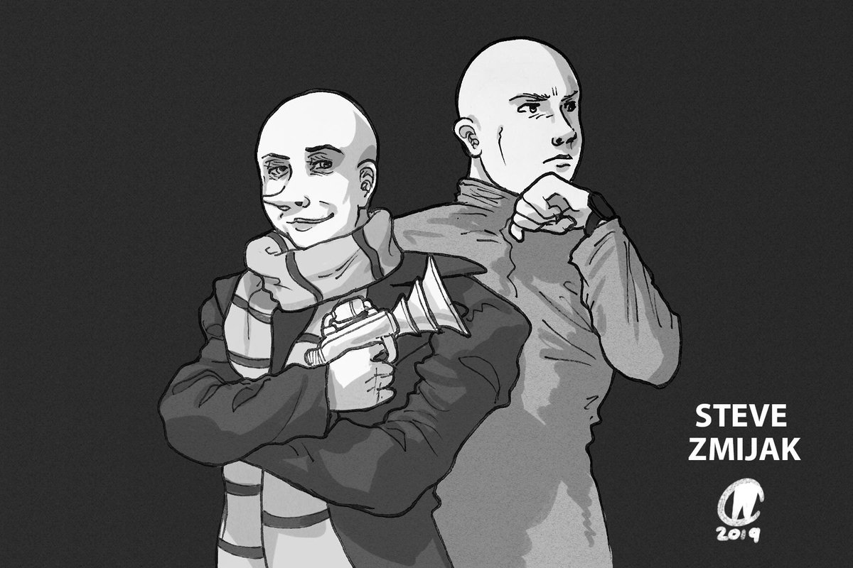 WestermannArts's tweet photo. Steve Zmijak at ThunderCon 2019. Gru, Dr. Evil!! #steveZmijak #Gru #DrEvil #thundercon #thundercon2019 #tbay #tbayevents #artistsontwitter #eventsketching https://t.co/Xuvsi1L8JT