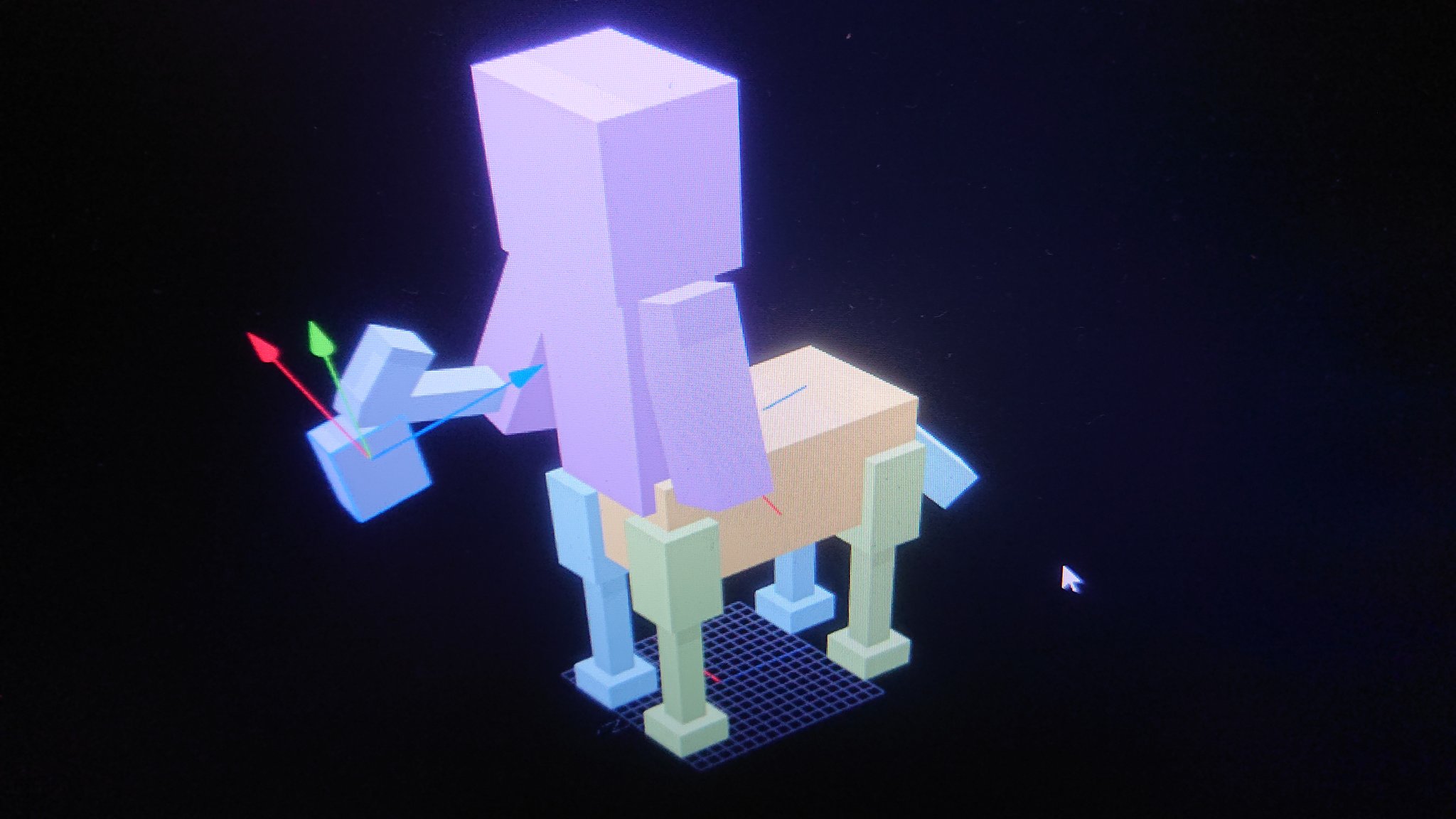 ゆっくりハヤデビ 学生ゲーム制作者 っ ヮ C ケンタウロス マイクラbe ボス追加アドオン Blockbench T Co Ndxn0xcpqm Twitter