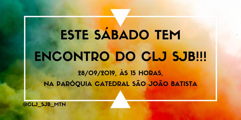 clj_sjb_mtn's tweet photo. "Queridos jovens, não nos contentemos com uma vida medíocre. Surpreendam-se com o que é verdadeiro e belo, que não é nada mais do que Deus!" - Papa Francisco.
#vemproclj #SetembroAmarelo #clj #cljsjb https://t.co/6BV17JbM8X