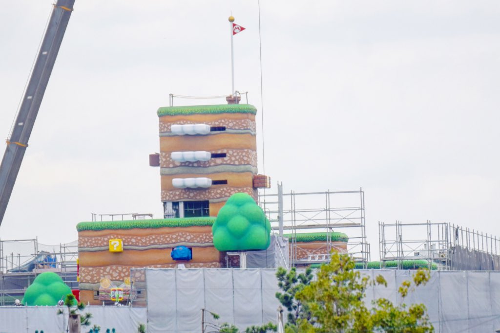 もうワクワクしかないわｗ Usjで建設中の ニンテンドーワールド が外から丸見えｗｗｗ えのげ