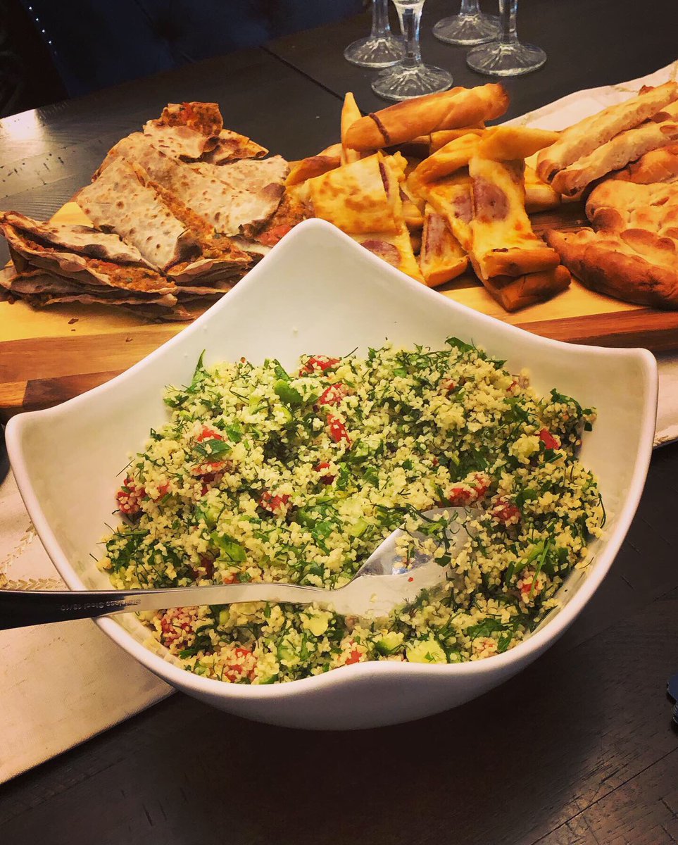 Angellika's tweet photo. Ladies Night With #SemaBal and @sukanya Sema cooked a beautiful delicious Turkish Meal With Lots Of Laughter Thank you! #QueensNYC ❤️❤️❤️❤️😘😘😘😘 https://t.co/9hfPZFPVLr