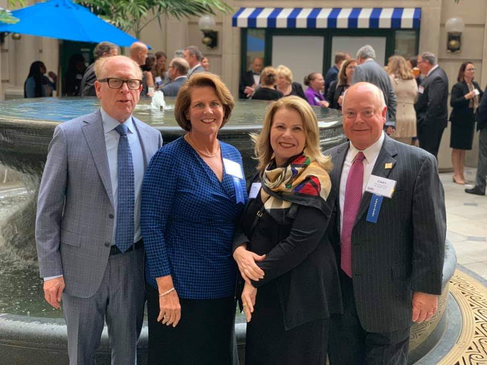 AAML President Peter Walzer @LAfamilyLaw, First VP Elizabeth Green Lindsey of GA, President-Elect Susan Myres of TX, with me in DC with Fellows of the DC, VA, and MD Chapters.  <a href="/AAMLFellow/">American Academy of Matrimonial Lawyers</a> <a href="/CarmodyMacLaw/">Carmody MacDonald P.C.</a>