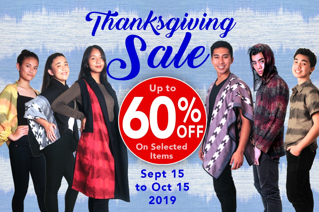 nardasph's tweet image. It’s the #BER months again and time for our
Annual THANKSGIVING SALE!
Up to 60% discount on selected items.

Sale starts on September 15 and will end on October 15, 2019.