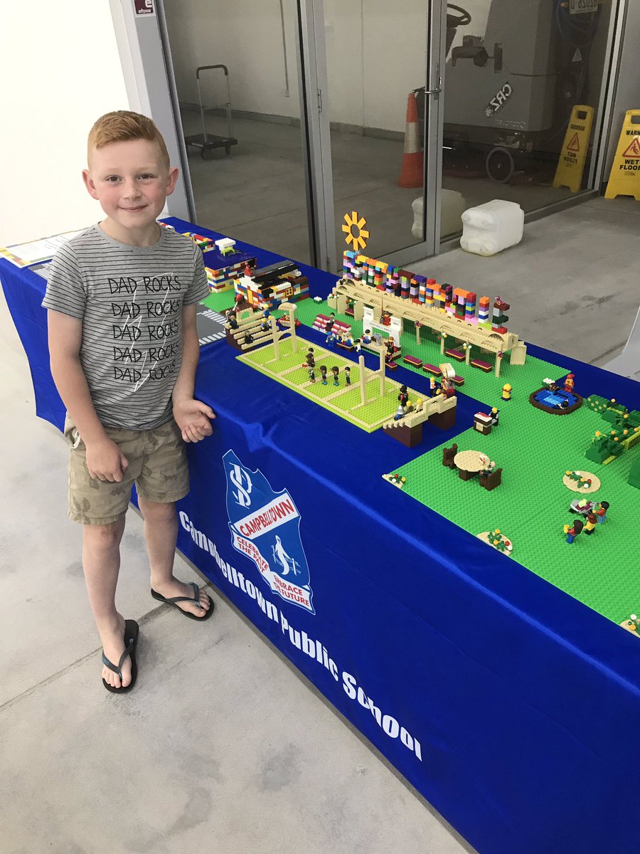 One very proud member of the <a href="/CampbelltownPS/">Campbelltown Public</a> LEGO club. Super proud to see CPS on show!