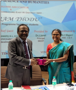 skcetofficial's tweet photo. The Department of Science and Humanities along with SKCET Alumni Association and Rotary Club of Coimbatore East – RI District 3201 jointly organized ‘A Life Guidance Programme’ for the First-year students titled SIGARAM THODU on 27th September 2019 
#SKCET #Scienceandhumanities https://t.co/iyehckdGKk