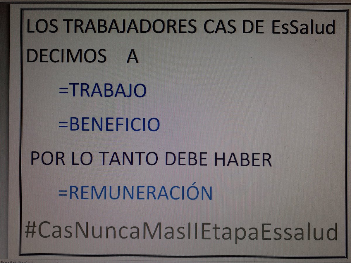 MaraC28854185's tweet photo. @carlitosticlla, La exclusión de 4690 trabajadores CAS en la Ley 30555 resulta discriminatoria y contraria al principio-
derecho de igualdad consagrado en el artículo 2.2 y el artículo 26. #ApoyarPL4547 por un #TrabajoDigno y #JusticiaSocial #CasNuncaNuncaMasIIEtapaEssalud https://t.co/FxO4keTAEn