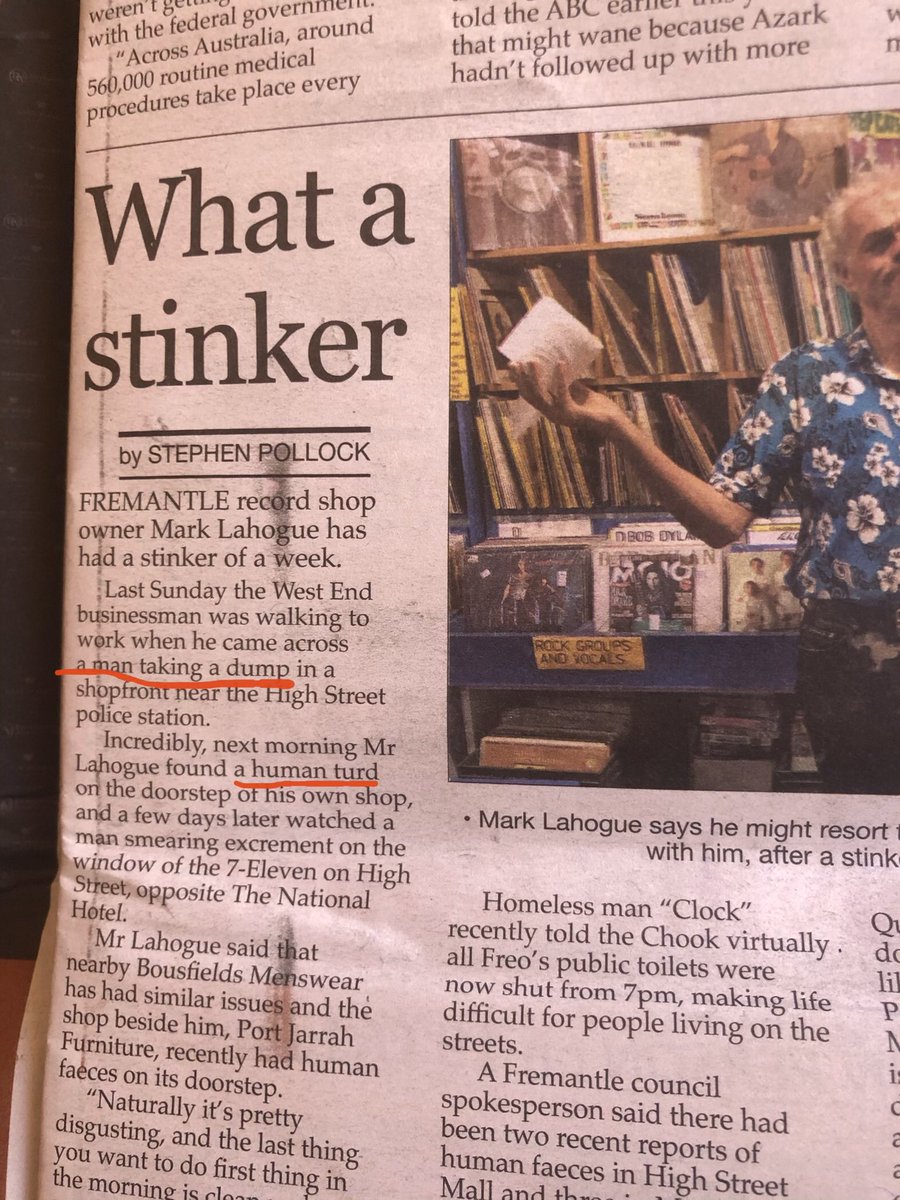 brendanforensic's tweet photo. By the look of things @CityofFremantle needs some #poo-rensic science to identify these illegal dumpers #poodunit #poolice #forensick #takeastool #smearcampaign https://t.co/3mmpIdWCky