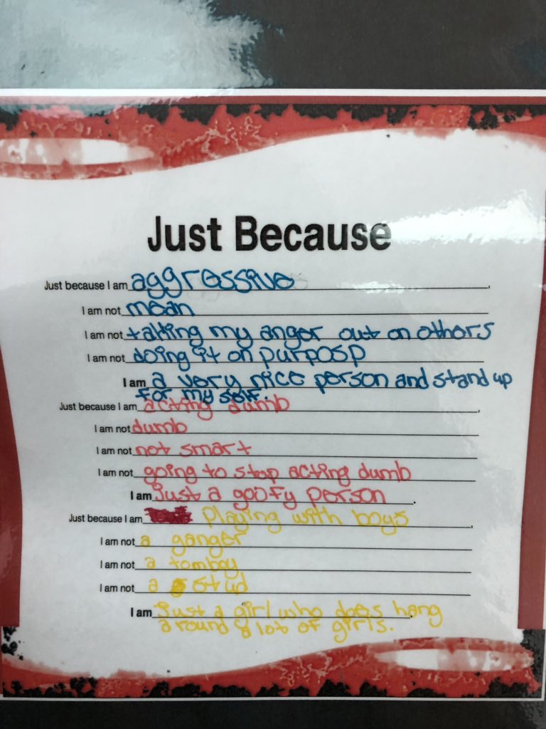 ayreK5's tweet photo. This is deep! Doing a unit on Dear Martin by @getnicced. After reading ch. 14 we did this activity. It was to help them express their identity rather than assumptions others have. These will be in the hall.. they are too good not to be. EVERYONE needs to learn from this! https://t.co/eYvKoPxNDD