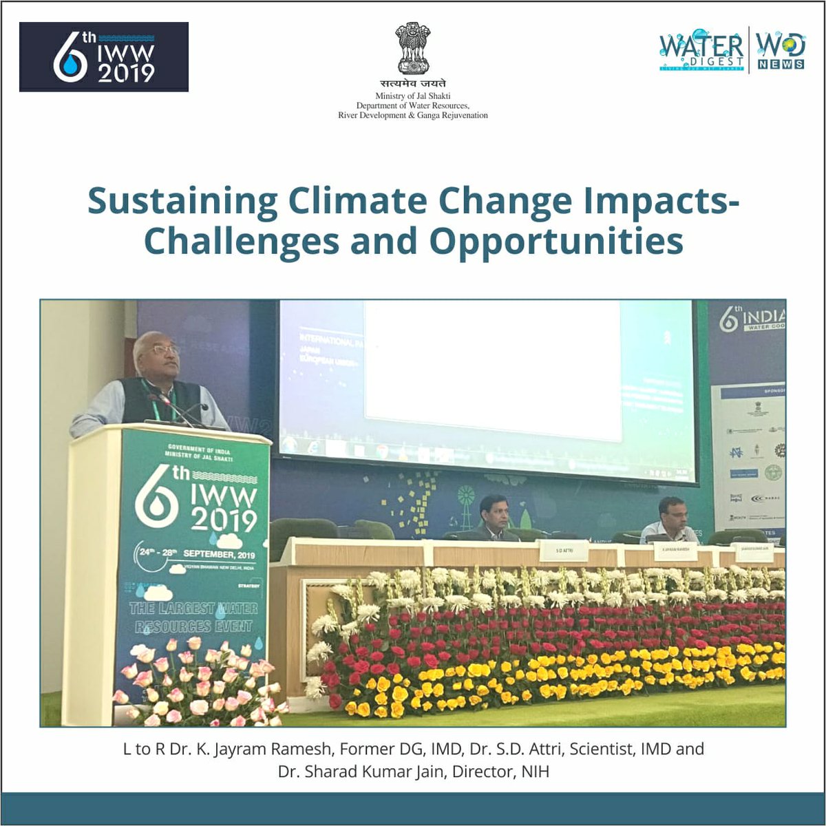 DoWRRDGR_MoJS's tweet photo. Deliberations in different sessions in India water week on 27 SEP. #IndiaWaterWeek #IWW #IWW2019 #IndiaWaterWeek2019 https://t.co/v7pgRuI8uA