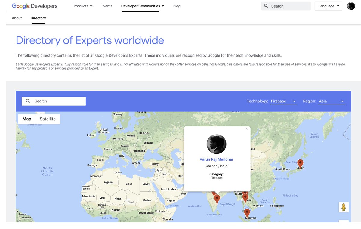 Officially listed in the Google Developer website as Firebase GDE 🔥

#GoogleDeveloperExpert #Community #Google #Firebase #GDE

developers.google.com/community/expe…