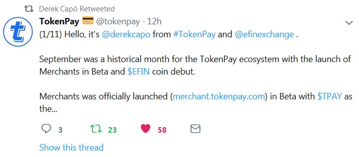 spili83's tweet photo. Sat Morning โ๏ธ
Felling sorry for #satowallet users ๐ฐ
Placed some trades on @efinexchange ๐ต
Received the 1st @tokenpay stake of the day ๐ฅฉ
Reading last update from @derekcapo ๐ฐ
Eagerly waiting for more news from @MatthiasHauff @weg_bank & @TEN31Bank โณ
Exciting #crypto time ๐ https://t.co/Nha33dOaYT