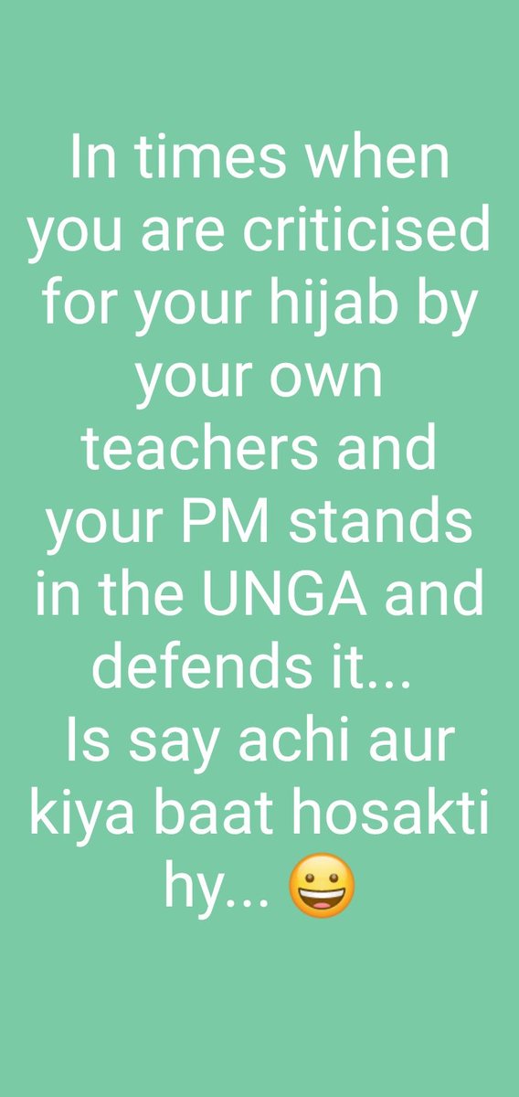 AnaabFatima94's tweet photo. Thank you Sir @ImranKhanPTI ...
#UNGA #ImranKhanMakesHistory #Islamophobia #ImranKhanVoiceOfKashmir https://t.co/UjAeM3TJ25