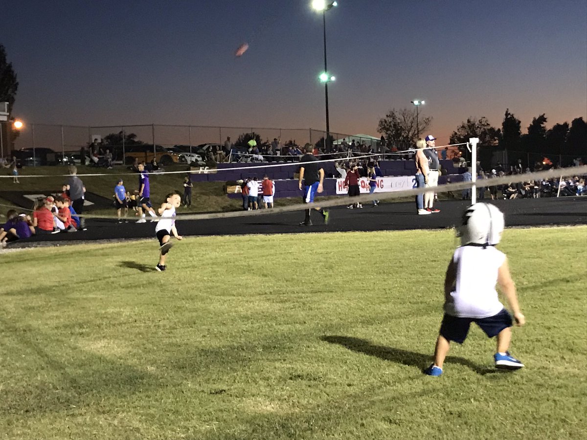 MrsCoachOstreet's tweet photo. Best buds playing under the lights... won’t be the last time!! #AmericaNight https://t.co/rWOpdlGu1u