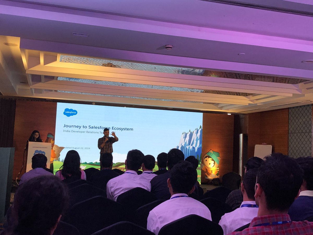 gauravkheterpal's tweet image. #Journey2Salesforce #J2S event underway in the pink city - #Jaipur , the #Salesforce capital of India!

- 70+ Trailblazers starting their journey
- 10+ Salesforce partners
- Unlimited possibilities
- Lots of learning &amp;amp; fun!

Thank you @SalesforceDevs - “Padharo Mhare Des”