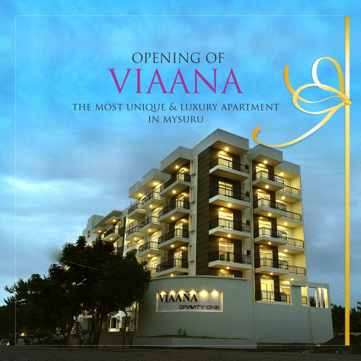 Gravitymysore's tweet photo. #Gravityone #VIAANA #Apartments at #Vijayanagar #Mysuru
#grandopening on this #Dasara https://t.co/p1ftdFz234