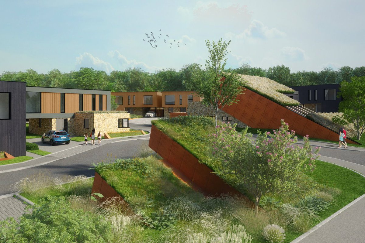 AcornPG's tweet photo. Our homes at Cubis Bruton have been designed with #greenfeatures throughout resulting in high-performing, sustainable living solutions. These include triple glazed windows, sedum roofs in selected houses, MVHR and more: https://t.co/T2HQBboEOk
#WGBW2019 #AcornGreen 🌍♻️ https://t.co/XfChXH9nuY