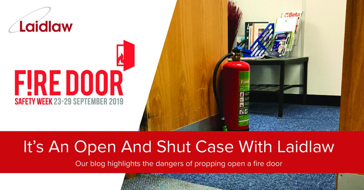 Propping open fire doors is illegal and for good reason – take a look at our blog to find out more about how you can safely ensure a free flow of movement through the building without having to illegally prop open a fire door: ow.ly/SM0Y50wojic #FireDoorSafetyWeek