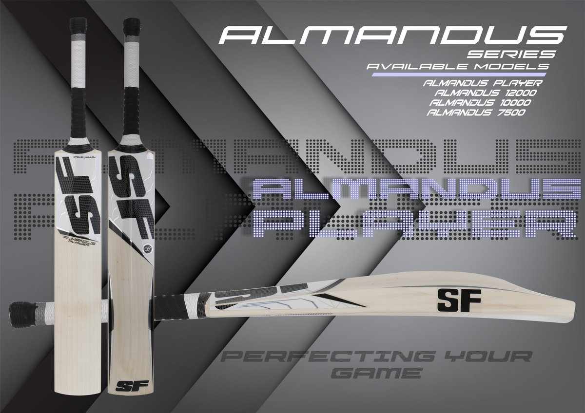 #English Willow, Almandus Player #Cricket bat, #Sports #TeamSF #StanfordCricket #SFStanford #PerfectingYourGame