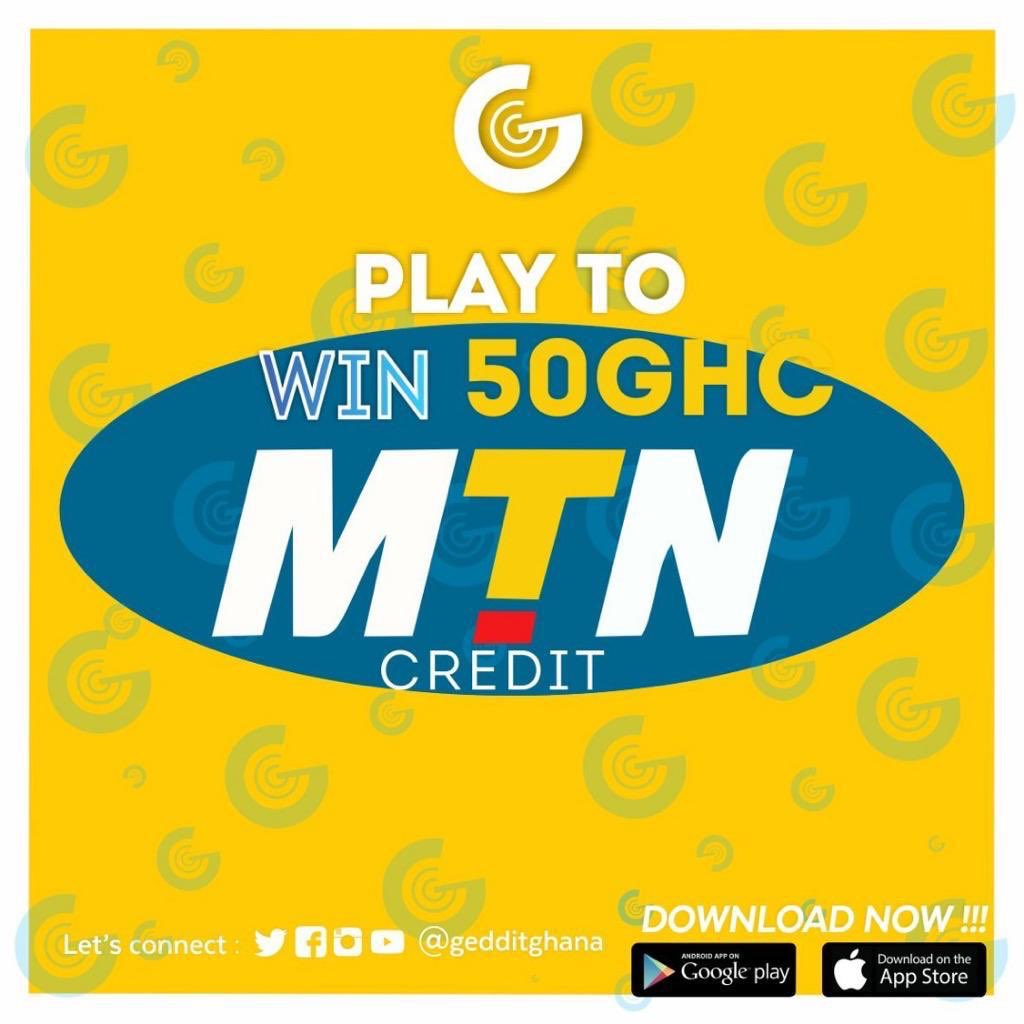 wrld_prod's tweet photo. Download the @gedditghana app, play and you could win a cool 50gh @MTNGhana airtime. Don’t forget the more you win, the more you increase your chances !!! #gedditghana
@_hypenationgh https://t.co/JxJSI1dEQI