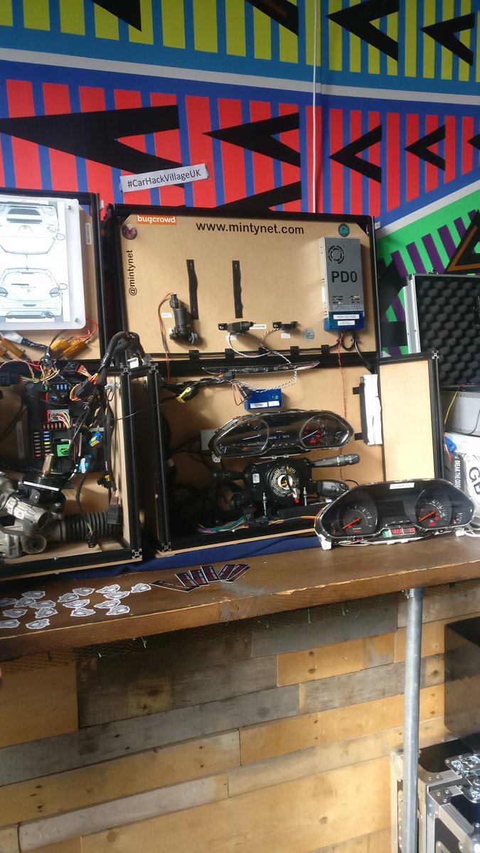 Feidhlimdh's tweet image. Great time with @mintynet @BSidesCymru #CarHackVillageUK