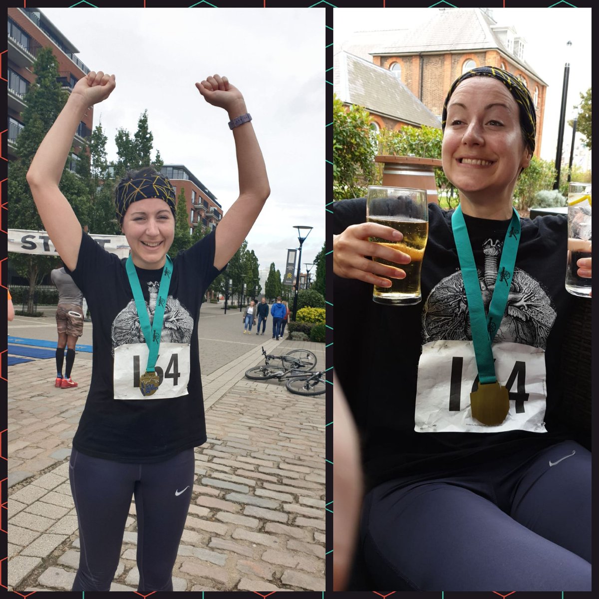 Fizzy_Emma's tweet image. Not saying I&apos;m easily influenced but since working with Helen &quot;the answer is exercise&quot; Douglas, I&apos;ve started doing things like this at the weekend... for fun?? 

Go re-watch her #UKCFC talk to be transformed too! 😬

@hldouglas #10k #10kPB 🥳
(Lung tshirt cos #respisbest)