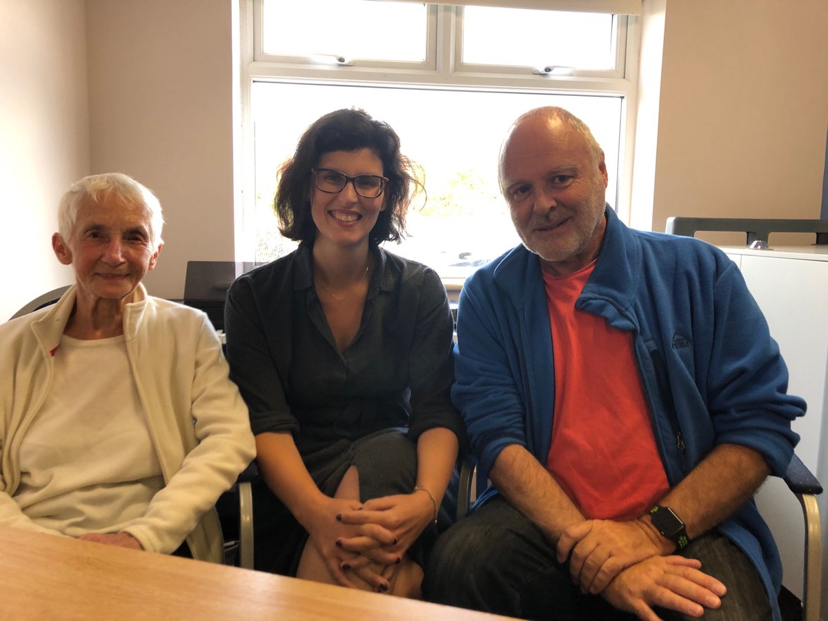 Great to meet Betty and Paul who were affected by the #EquitableLife scandal in my surgery today. The fight continues.
