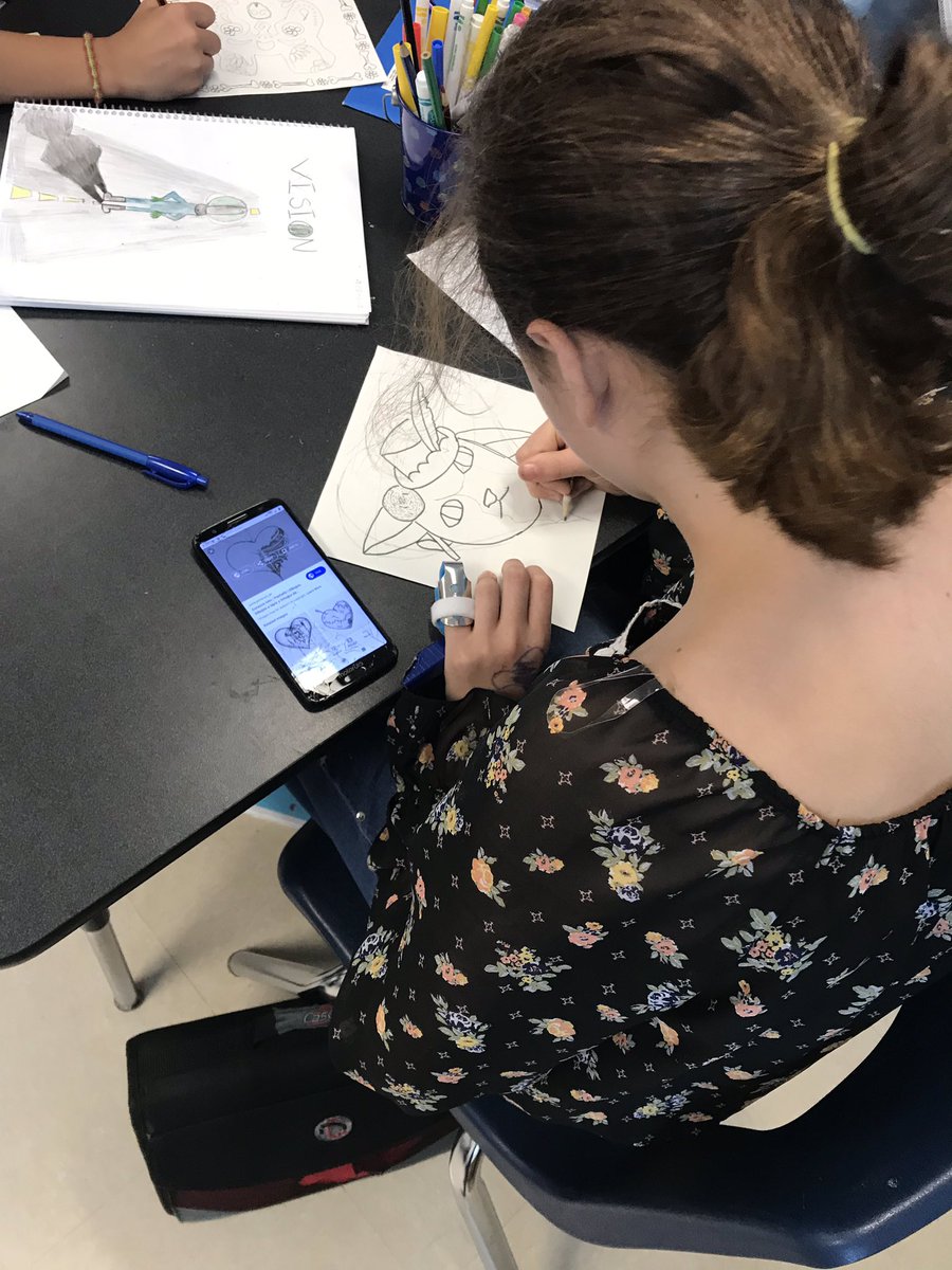 Dia de Los Muertos is right around the corner! Students spent Friday creating their Hispanic Heritage designs for our next project. 🍁🖤<a href="/KellyLane_MS/">Kelly Lane MS</a> <a href="/PFISDfinearts/">PfISD Fine Arts</a> <a href="/pfisd/">Pflugerville ISD</a>