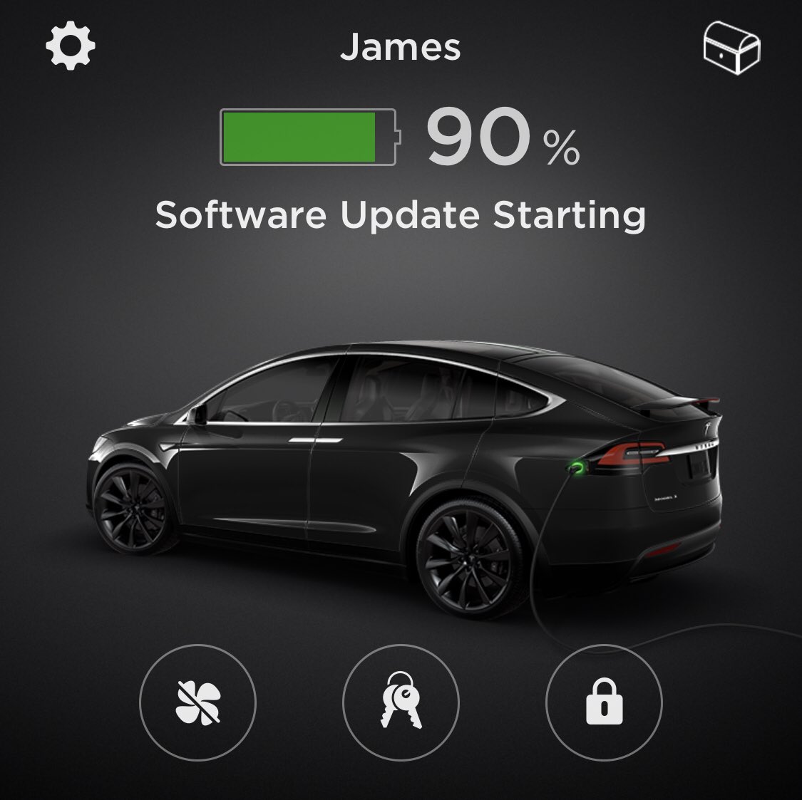 runthejoule's tweet image. And so it begins. Waking up to a #Teslasoftware update feels like Dec25th!