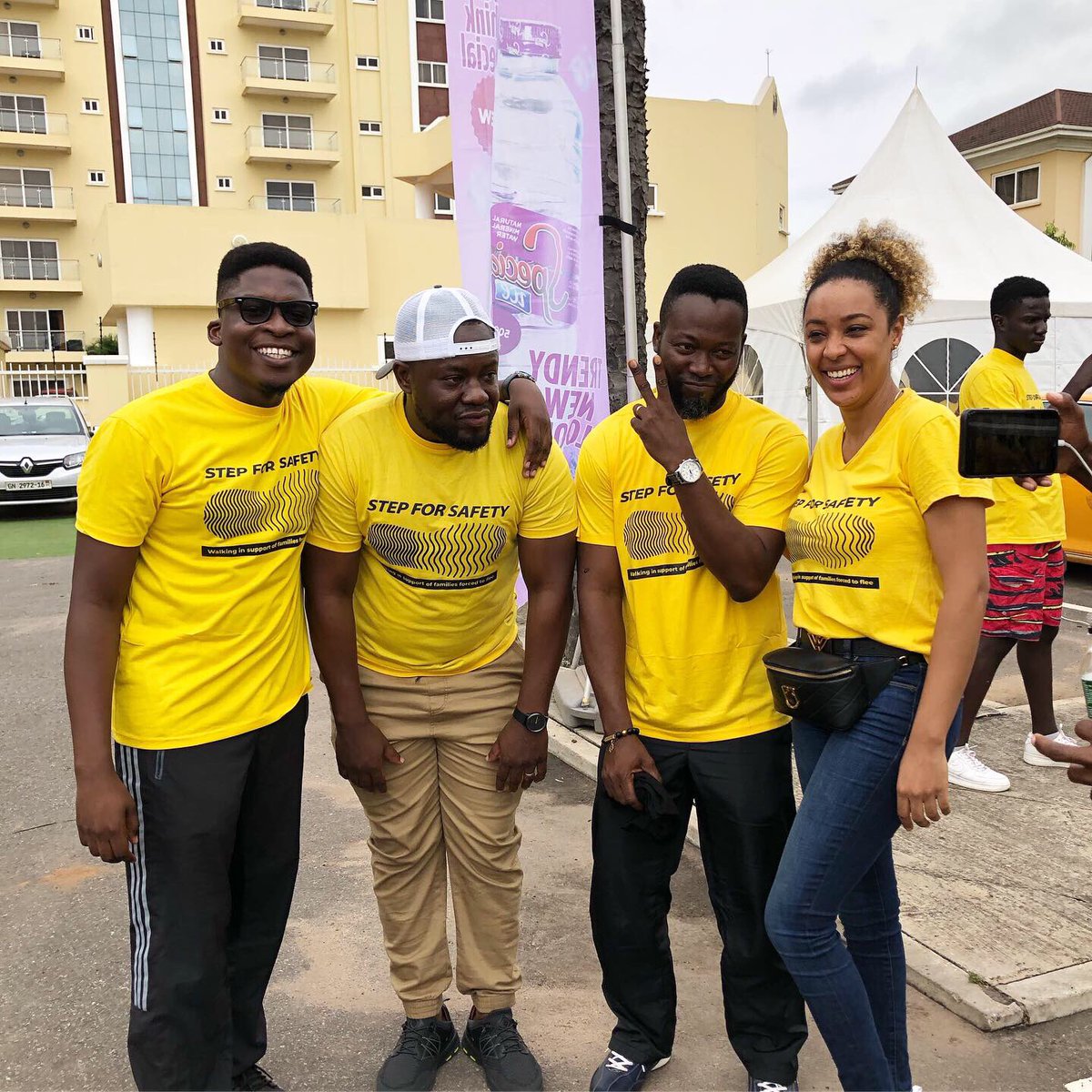 antoine_mensah's tweet photo. Another successful #StepForSafetyWalk Celebrating the resilience of refugees across Africa! #DoItluquluqu @unhcrghana @LuQuLuQuTribe @Nikkisamonas @GiovaniCaleb @adjeteygh @ahabanglf https://t.co/s43TCHA7Kh
