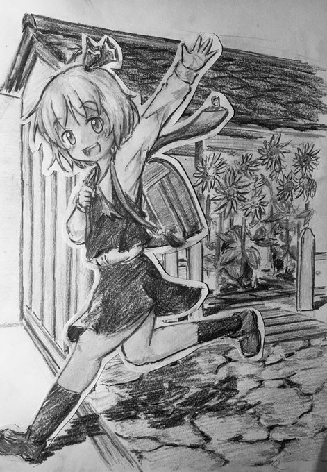 #東方 #ルーミア
ランドセル〜
朝礼で教科書ぶちまけるやつ〜 