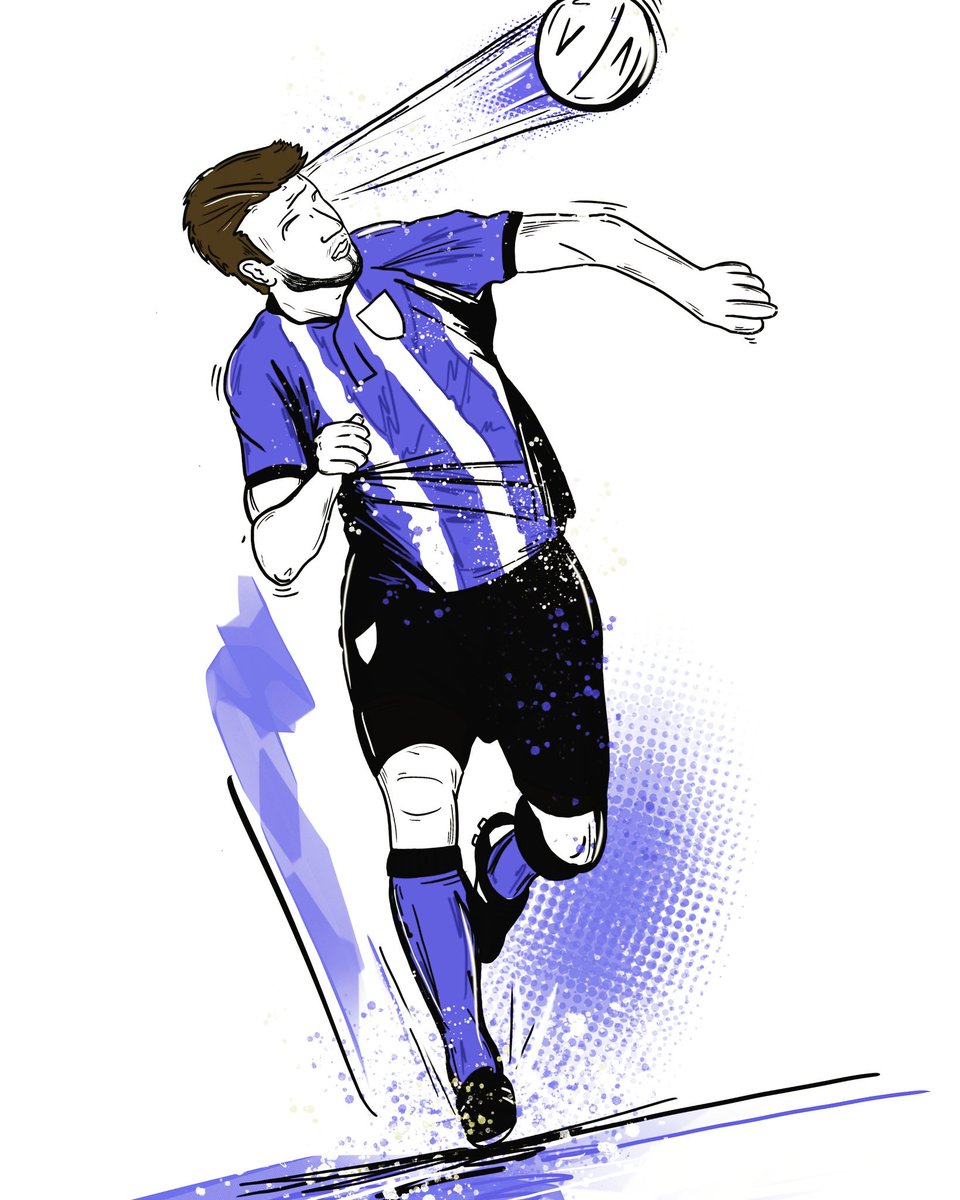 MattCockayneArt's tweet photo. Another Owls player complete #Borner the new cult hero in town #wawaw #swfc https://t.co/VA48CqCLdb