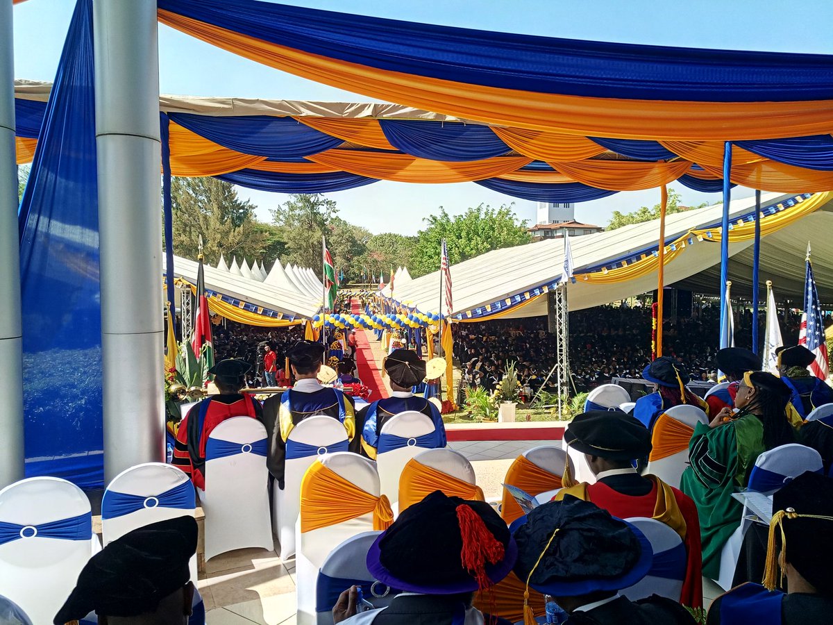 ScottProfessor's tweet photo. Congratulations to all the 2019 graduates of @USIUAfrica at the annual commencement happening now.

I am immensely proud to be associated with such a fine institution and amazing students and alumni.

#USIUgrad19 #USIUat50 #IamUSIU https://t.co/Z50hoic9W6