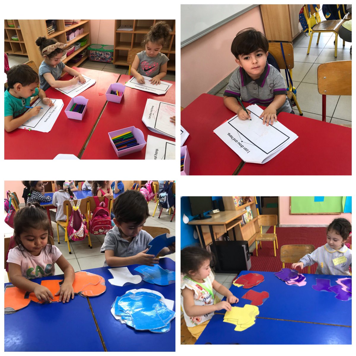 rovina_fodda's tweet photo. We have an active classroom with busy learners #diagnostic_test #drawing_themselves #scribbles #sorting_colors #groups #KG1B @DawhaHighSchool @FThaalby @Ghania25060931 https://t.co/lyO3A5Qs9x