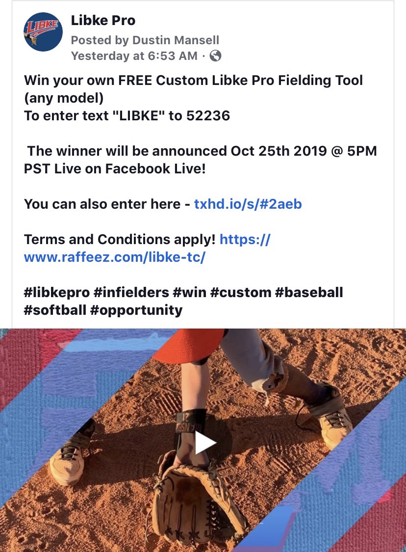 Libkepro's tweet image. Friends and Family, please share to all that would like a chance to win a *FREE* Libke Pro (Any Model) with customization on the strap!! #libkepro #infielders #win #custom #baseball #softball #opportunity #chance