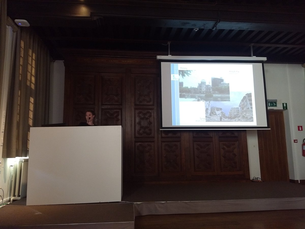 karelvdberghe's tweet photo. Great day for my sister and my family. Exactly one year after me, #Dr @H_vandenberghe defended her #PhD in #Geography @ugent on the #landscapechanges of #WW1. Now we are with two! Thanks to @VeerleVEetvelde as promotor and @GeographyUGent. https://t.co/Jaqohjf2wF