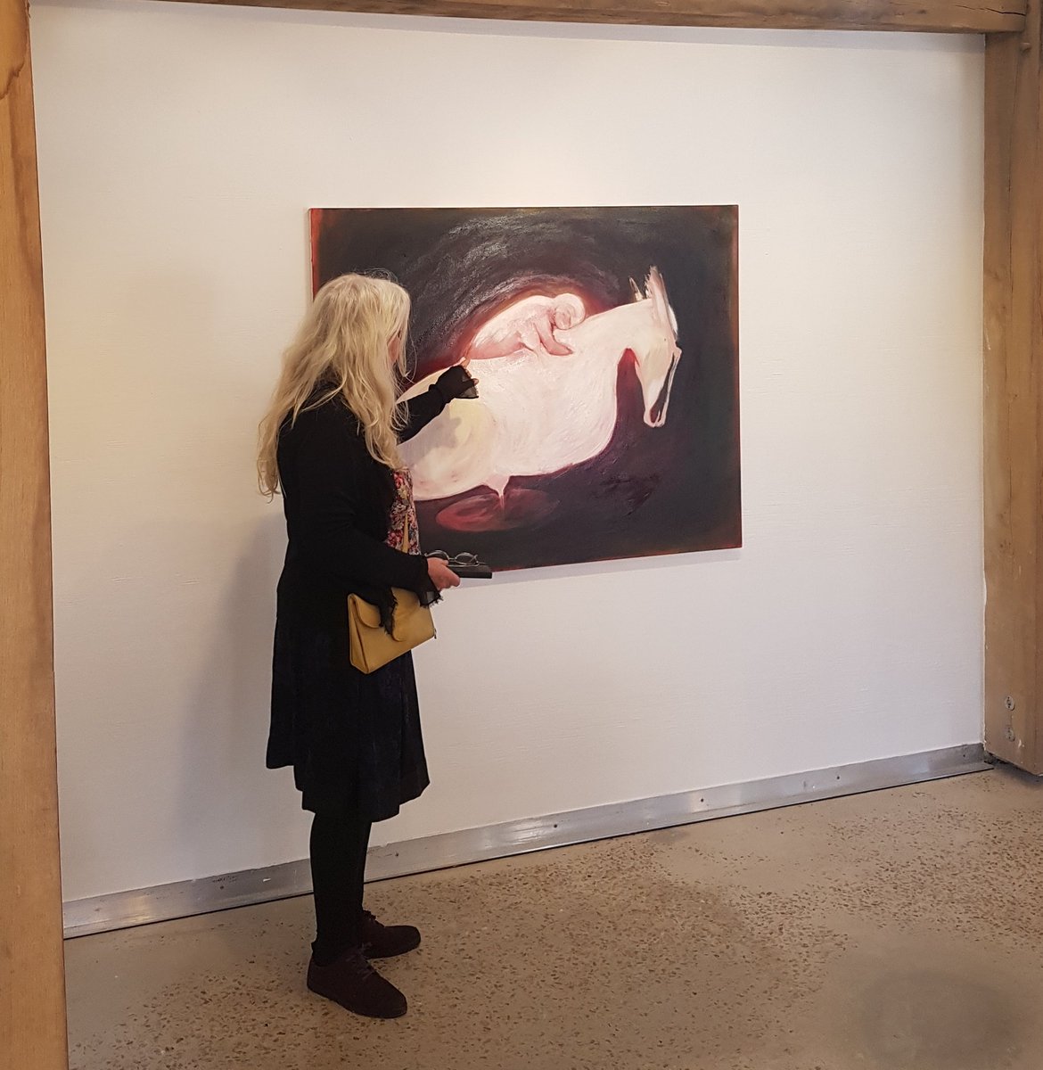 Katehorse's tweet photo. Last few days of my exhibition at Tremenheere gallery in Penzance. Tomorrow from 11- 3 I'll be giving a talk and a workshop, all welcome. Please register interest here or @Tremenheere #exhibition #nature #equine #ecology #Creaturely @womensart1 @PorthmeorRes @NSA_Newlyn https://t.co/39jpggLFOY
