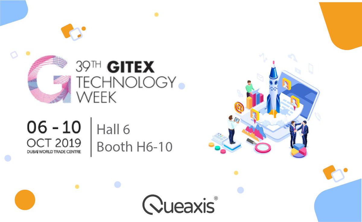 aristostartech's tweet image. Come meet Queaxis® as we showcase the future of Customer Journey Management at #GITEX2019, largest technology and innovation show in the Middle East.

#GITEX2019 #CustomerJourneyManagement #QueueManagementSystem #CustomerExperience